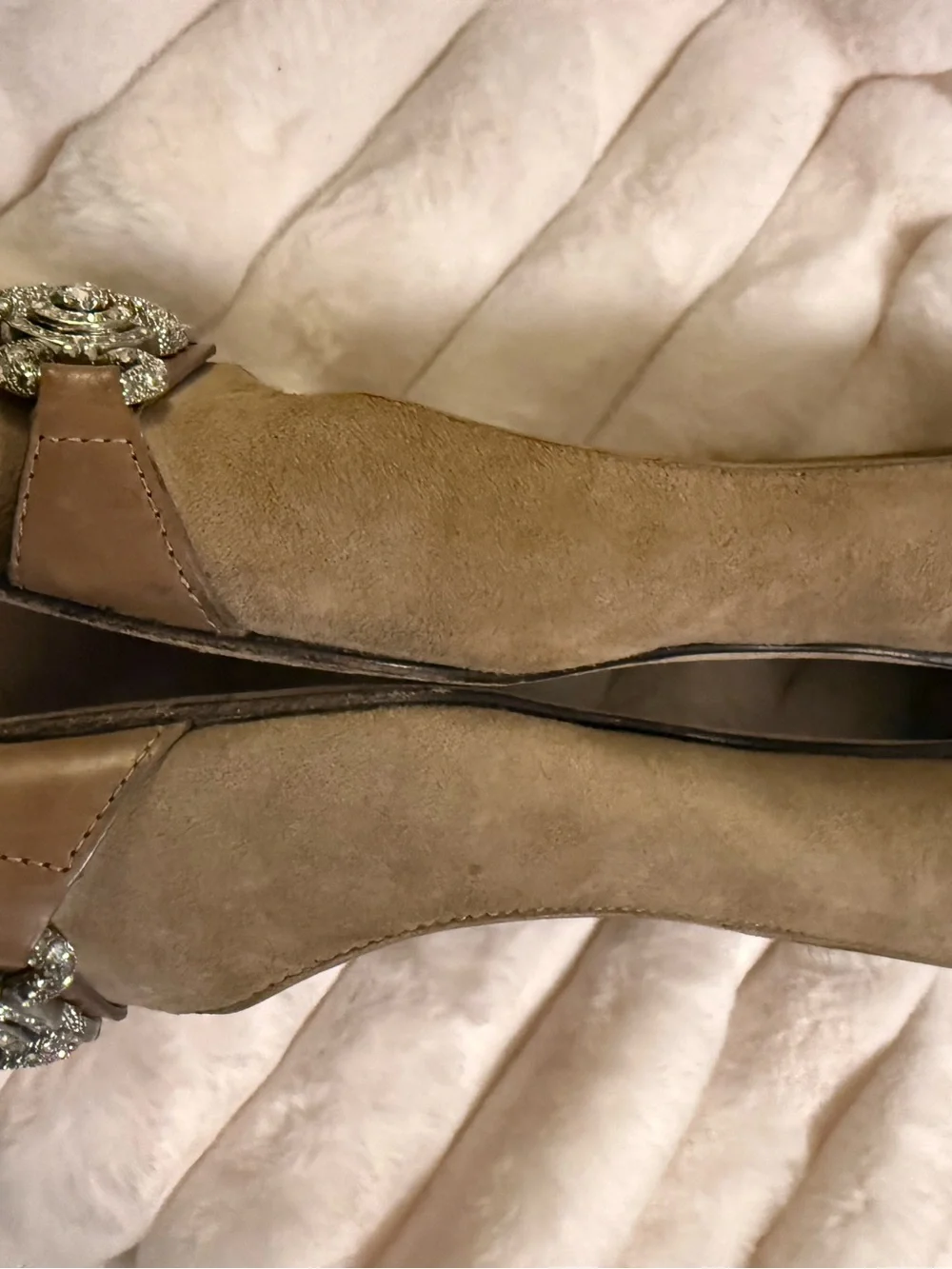 CHANEL platform slingback